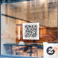 QR-codegenerator Eenvoudig Modern Zwart en Wit