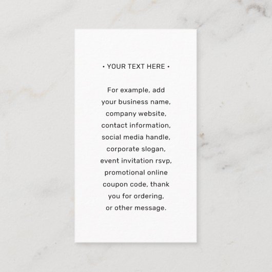 QR-codegenerator & Logo Modern Minimal Vertical Visitekaartje (Achterkant)