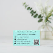 QR-codenaam Adres Contactgegevens Visitekaartje Contactkaartje (Staand voorkant)