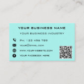 QR-codenaam Adres Contactgegevens Visitekaartje Contactkaartje (Voorkant)