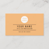 QR-codenaam Professionele Logo Harmony Warmte Contactkaartje (Voorkant)