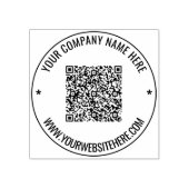 QR-codenaam Website Moderne Stempel (Afrduk)