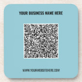QR-codenaam Website Professionele schuldenaar Coas Bier Onderzetter (Voorkant)