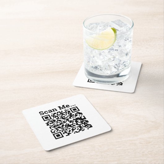 QR-codeontwerp Kartonnen Onderzetters (Insitu)