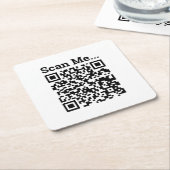 QR-codeontwerp Kartonnen Onderzetters (Schuin)