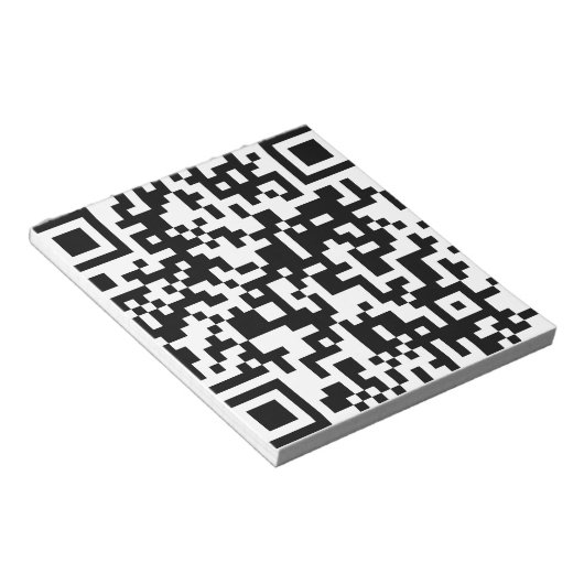 QR-codeontwerp Notitieblok (Schuin)