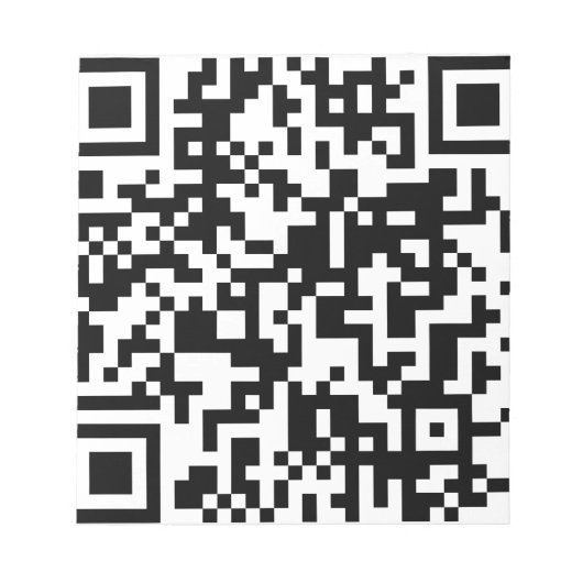 QR-codeontwerp Notitieblok (Voorkant)