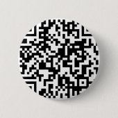 QR-codeontwerp Ronde Button 5,7 Cm (Voorkant)