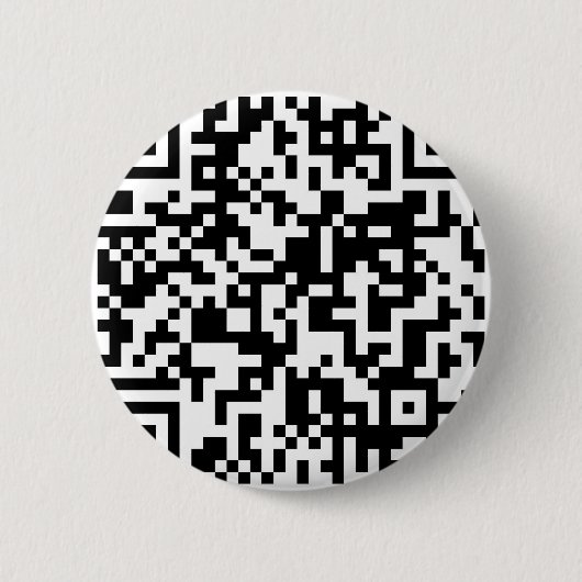 QR-codeontwerp Ronde Button 5,7 Cm (Voorkant)