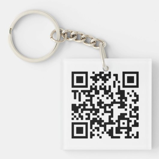 QR-codeontwerp Sleutelhanger (voorkant)