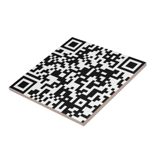 QR-codeontwerp Tegeltje (Zijkant)