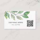 QR-codepolage Visitekaartje (Voorkant)