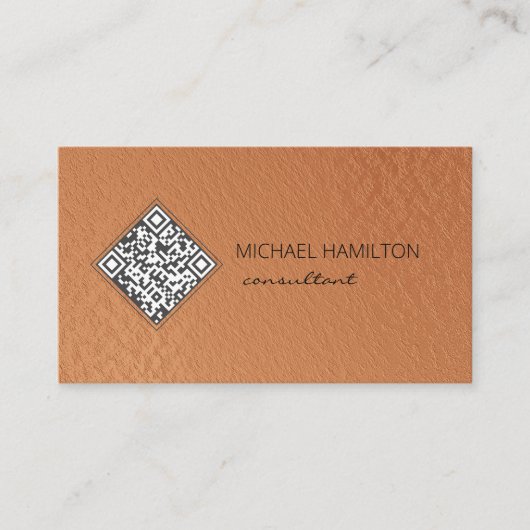 QR-codeprofiel koper Folie profiel Visitekaartje (Voorkant)