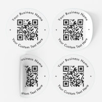 QR-codescanner aangepaste tekst voor zakelijk digi