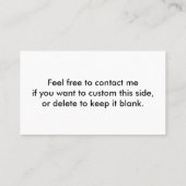 QR-codescanner voor de agent van onroerend goed Visitekaartje (Achterkant)