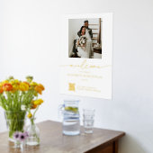 QR-codescanprogramma | Welkom bruiloft foto Folie Afdrukken (Laag (Keuken))