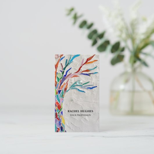 QR-codestructuur voor levensreddend personeel Visitekaartje (Staand voorkant)