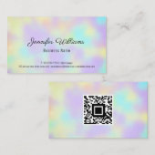 QR-codeverloop Modern Simple Visitekaartje (Voorkant / Achterkant)