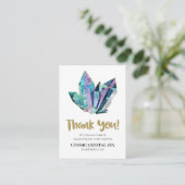 *~* QR COSMIC CRYSTALS Logo DANK U AP8 Review Informatiekaartje (Staand voorkant)