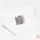 QR de Bevorderingsnaam van het Contact Web Adress Vierkante Sticker (Envelop)