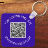 QR de Info van de Code en de Sleutelhanger van de  (Achterkant)