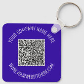 QR de Info van de Code en de Sleutelhanger van de  (Achterkant)