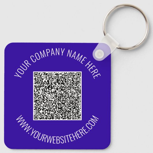 QR de Info van de Code en de Sleutelhanger van de (Achterkant)