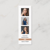 QR de Naam van het Afstuderen van de codefotograad Contactkaartje (Voorkant)