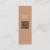 QR de Naam van het Afstuderen van de codefotograad Contactkaartje (Achterkant)