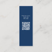 QR de Naam van het Afstuderen van de codefotograad Contactkaartje (Achterkant)