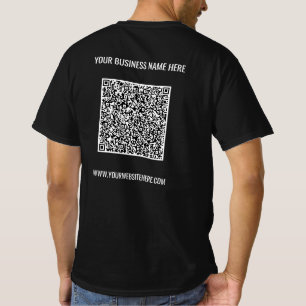 QR de Tekst van de Douane van de Code T-shirt Prom