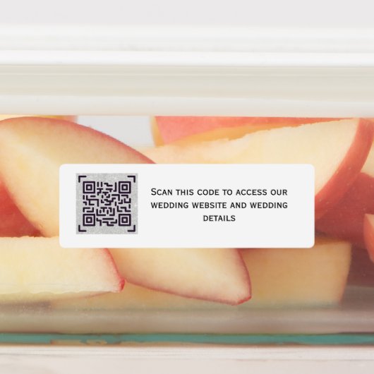 QR die CODE SCANNEN - Stickers voor INVITEERT spar (Aangebracht)