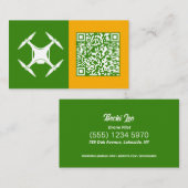 QR-drones Contactkaartje (Voorkant / Achterkant)