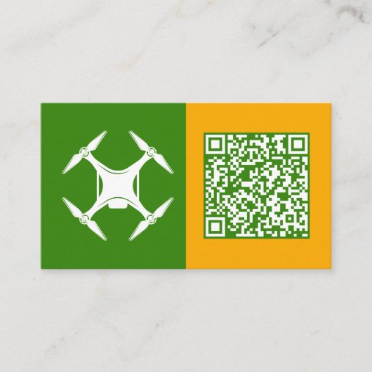 QR-drones Contactkaartje (Voorkant)