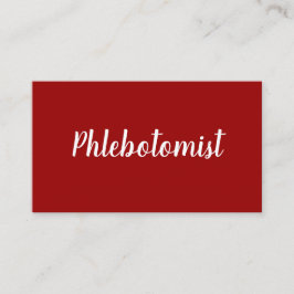 QR-flebotomie Visitekaartje