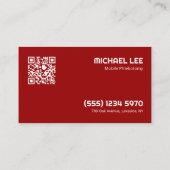 QR-flebotomie Visitekaartje (Achterkant)