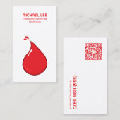 QR-flebotomie Visitekaartje (Voorkant / Achterkant)