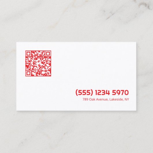 QR-flebotomie Visitekaartje (Achterkant)