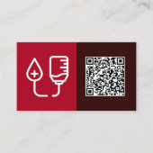 QR-flebotomie Visitekaartje (Voorkant)