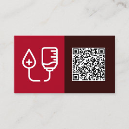 QR-flebotomie Visitekaartje