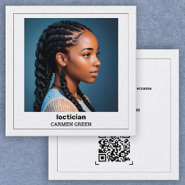 QR & Foto Dreadlocks Loctician Contactkaartje