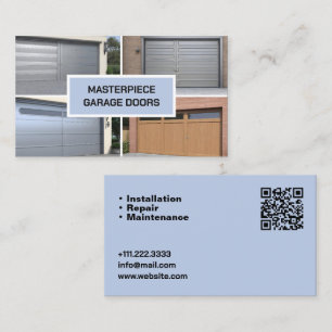 QR Garage Deur Visitekaartje
