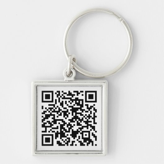 QR Gecodeerde Sleutelhanger (Voorkant)