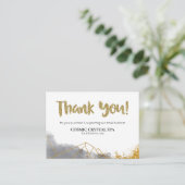 *~* QR GEOMETRISCH - DANK U LOGO AP8 Review Informatiekaartje (Staand voorkant)