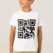 QR "Happy Sabbat!" code. T-shirt (Voorkant)