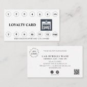 *~* QR Hartelijk dank dat u de minimale LOGO van d Klantenkaartje (Voorkant / Achterkant)