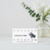 *~* QR Hartelijk dank u beloont LOGO bij auto wass Klantenkaartje (Staand voorkant)