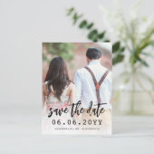 QR het Manuscript van de Foto van de Code Nota Mod Aankondigingskaart (Staand voorkant)