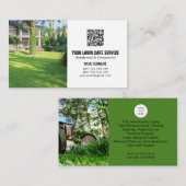 QR het visitekaartje van de Zorg van de Code Lawn  (Voorkant / Achterkant)