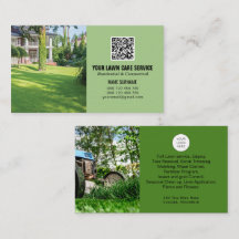 QR het visitekaartje van de Zorg van de Code Lawn 